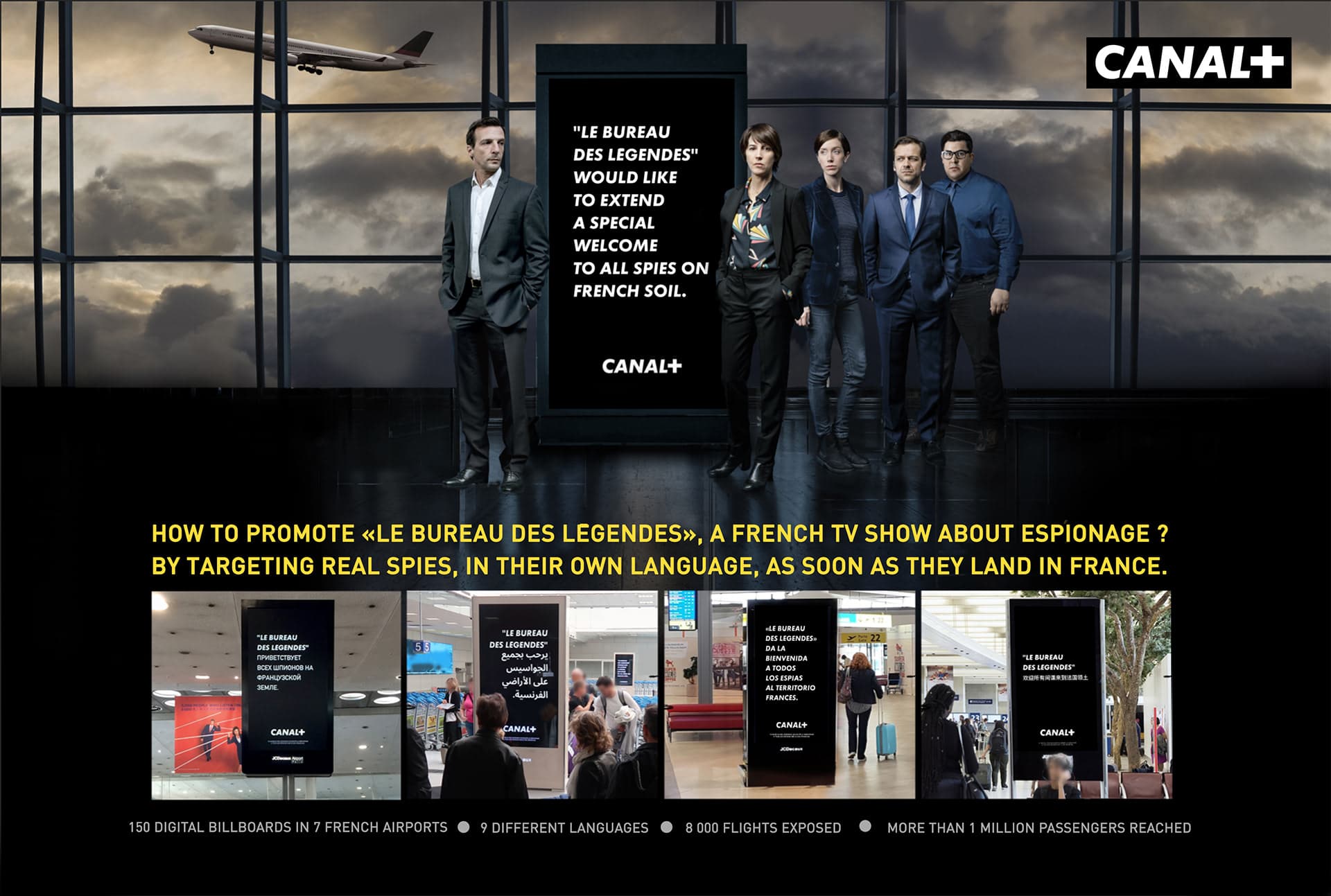 Le Bureau des légendes Canal+ campaign
